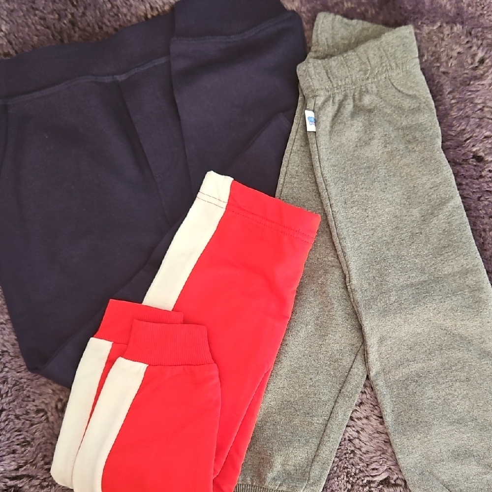 Nautica Kids Sweatpants Set - Navy, Red, and Gray